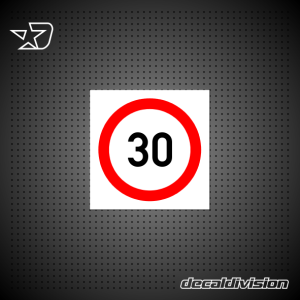 Speed Limit Sign 30km Speed Limit Sign 30km